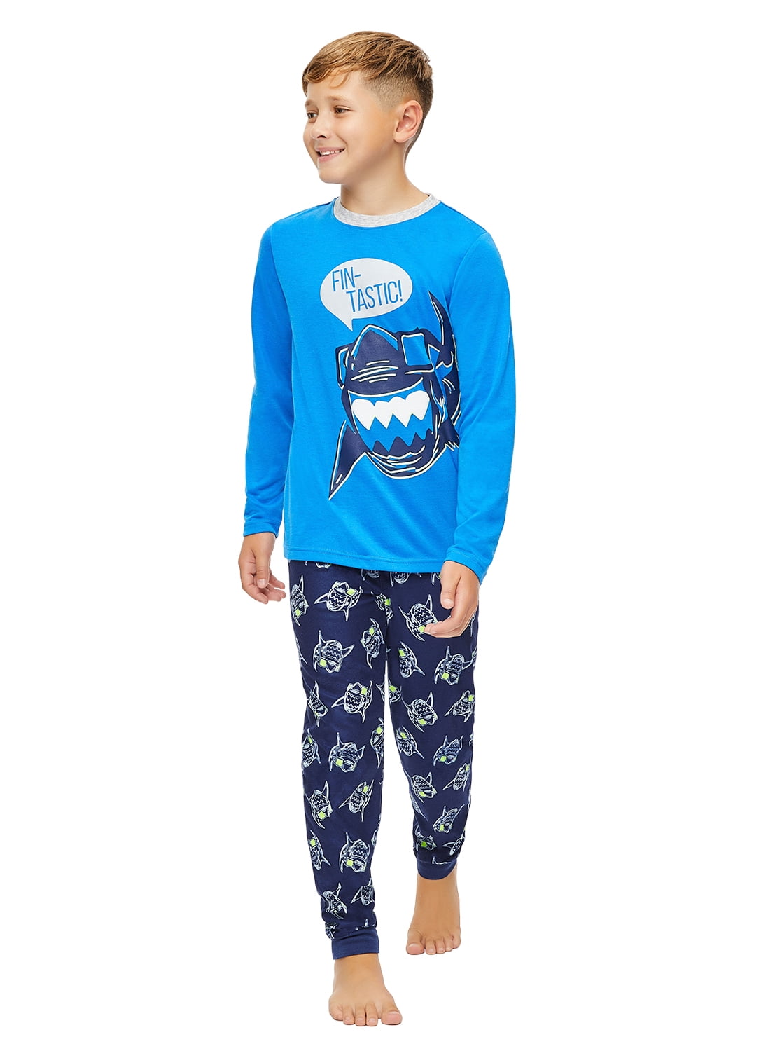 Cotton Size 6X Jellifish Kids Boys 2 Piece Pajama Sleep Set Spider-Man All Over Print Cuffed Pant